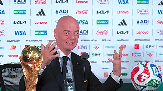 FIFA's Infantino defends World Cup ticket prices, says fans 'should chill' about ref denied US entry