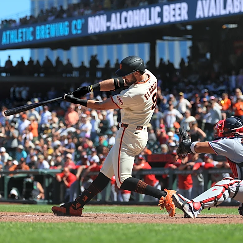 Eldridge's grand slam caps wild comeback as Giants rally from 8 down in 8th to stun Nats, 11-10