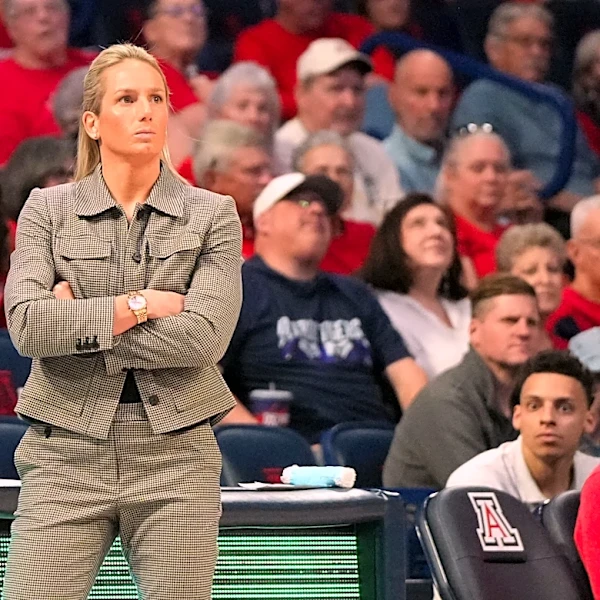 Arizona women's basketball coach Becky Burke responds to criticism for pregnancy announcement