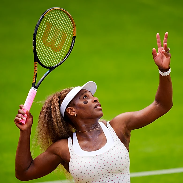 Serena Williams' comeback at the Queen's Club is over after injury to doubles partner