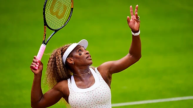 Serena Williams' comeback at the Queen's Club is over after injury to doubles partner
