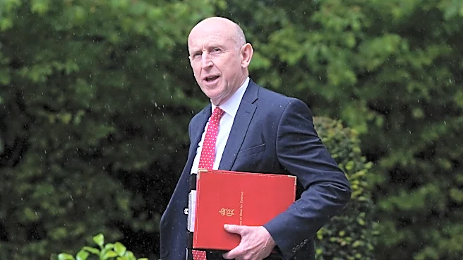 UK defense secretary quits, says government isn't willing to spend enough on military