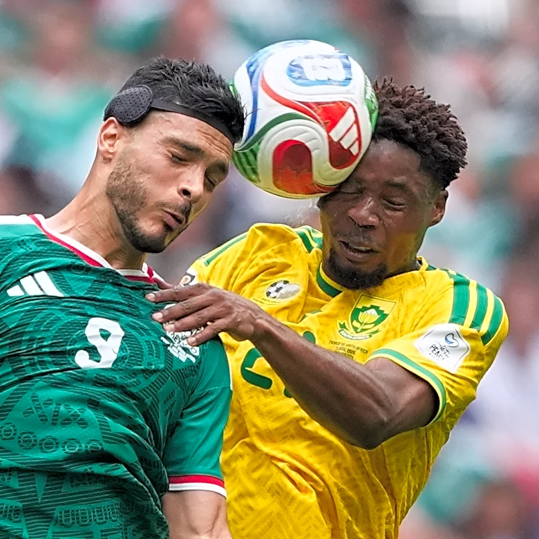 Mexico launches its 2026 World Cup campaign with a 2-0 win over South Africa
