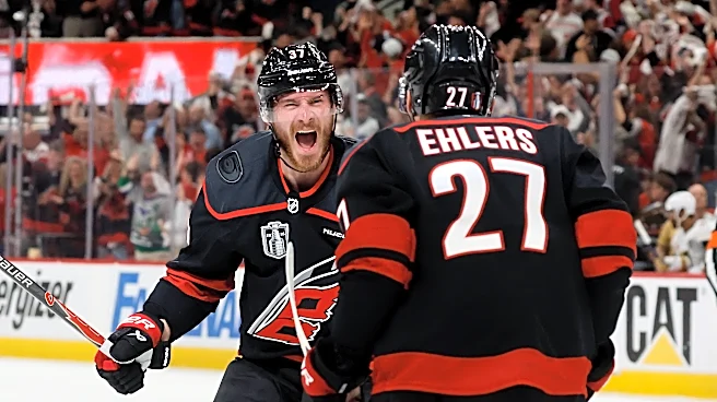 Svechnikov, Aho strike as Hurricanes top Golden Knights 4-2 to move within a win of the Stanley Cup