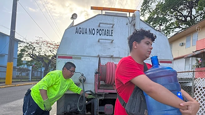 Once beset by power outages, Puerto Ricans also hit with severe water shortages