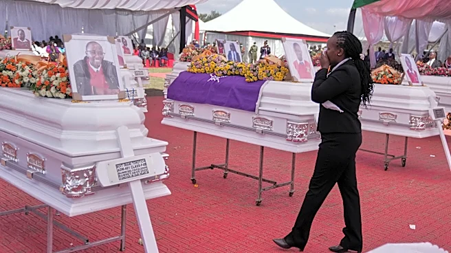 Kenya holds a memorial service for 16 victims of last month's girls school fire