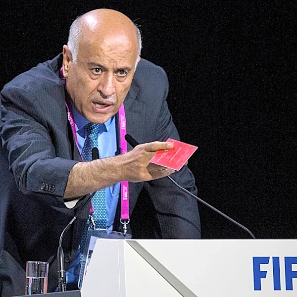 Head of Palestinian soccer says he wasn't granted US visa to attend World Cup