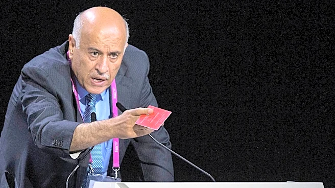 Head of Palestinian soccer says he wasn't granted US visa to attend World Cup