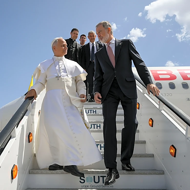 Pope Leo XIV’s flight home from Spain was grounded so the king came to his aid