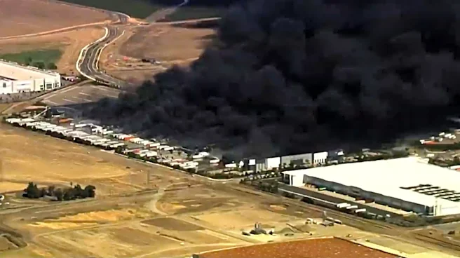 Officials say sprinklers at California medical equipment warehouse didn't work during blaze