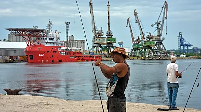 Ship from Colombia laden with food and other goods docks in Cuba to help ease crises