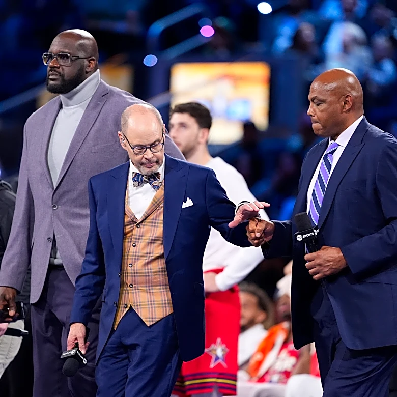 `Inside the NBA' making the most of its 1st appearance in the finals