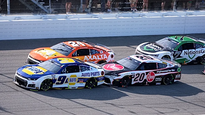 Christopher Bell takes on NASCAR's Tricky Triangle with a cast on his broken left wrist