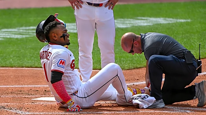 Guardians lose outfielders DeLauter, Martínez to injuries in first 2 innings against Tigers