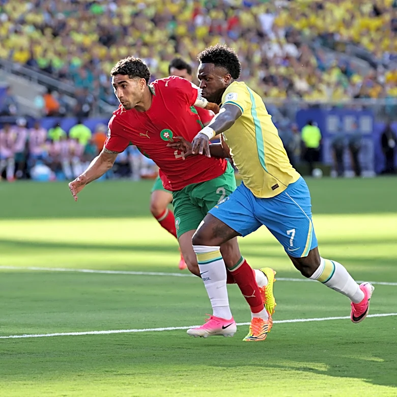 Vinícius Júnior scores a highlight-reel goal in Brazil's World Cup opening draw with Morocco