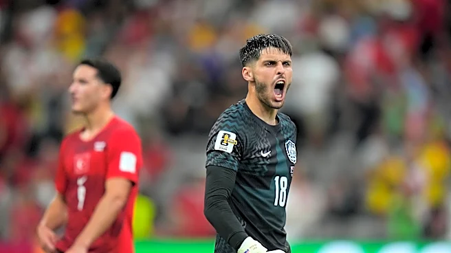 Patrick Beach takes over as Australia's goalkeeper and stars in World Cup opener