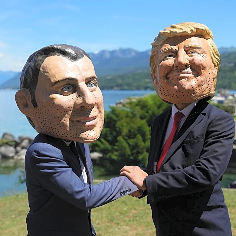 Thousands protest G7 in Geneva as Trump, other leaders hold summit in nearby France