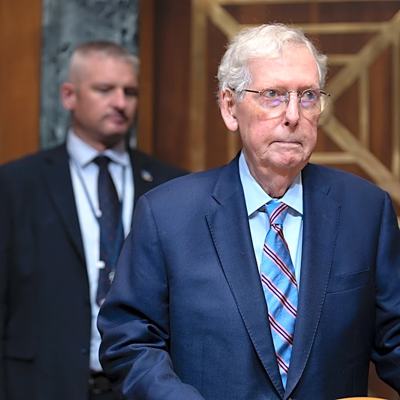 Former Senate leader Mitch McConnell is in the hospital, but little more information is known