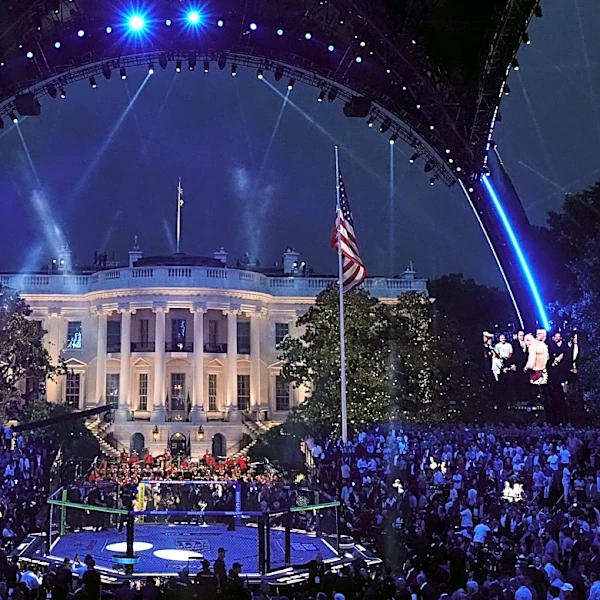 Trump celebrates his 80th birthday with an Iran deal and a UFC cage fight at the White House