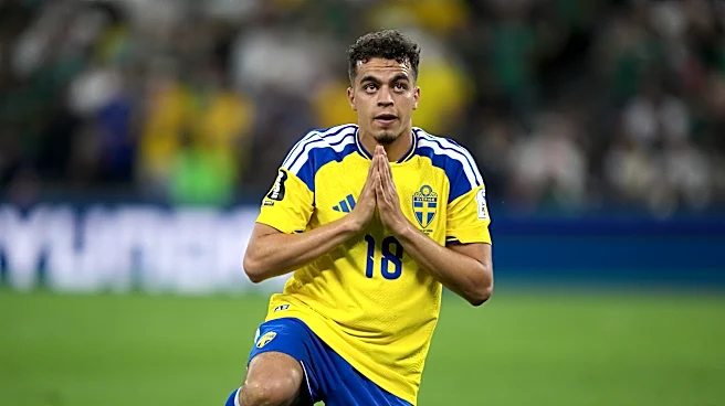 Sweden gets 2 goals from Yasin Ayari and pounds Tunisia 5-1 to move atop World Cup Group F