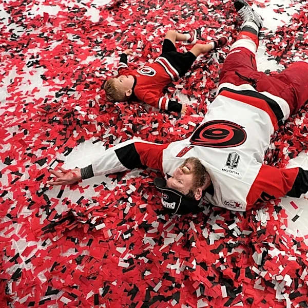Jaccob Slavin joins Ken Morrow as only Americans to win Olympic gold, NHL title in same year