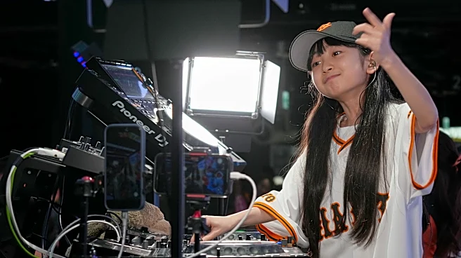 Japan's DJ Rinoka bobs to the beat as a child prodigy techno artist