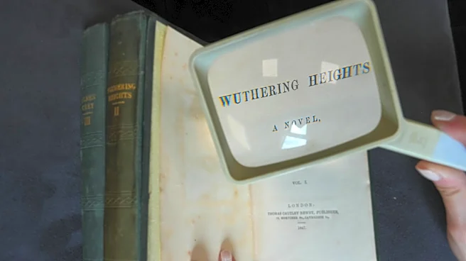 A rare first edition of 'Wuthering Heights' complete with spelling mistakes is up for auction