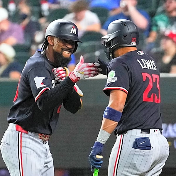 Josh Bell hits 3-run homer and Byron Buxton goes deep for No. 23 as Twins beat Rangers 4-2