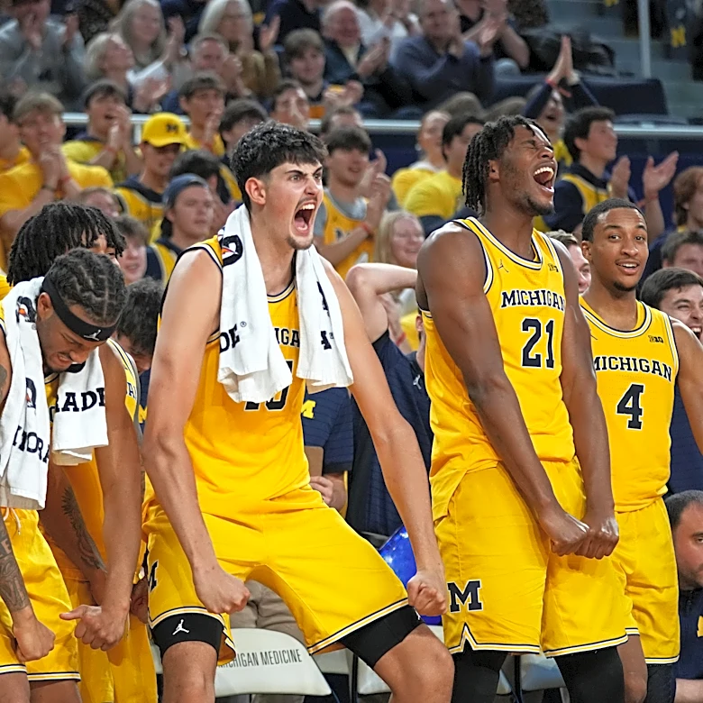 AP's NBA mock draft: Michigan's frontcourt trio of Mara, Lendeborg, Johnson hold lottery potential