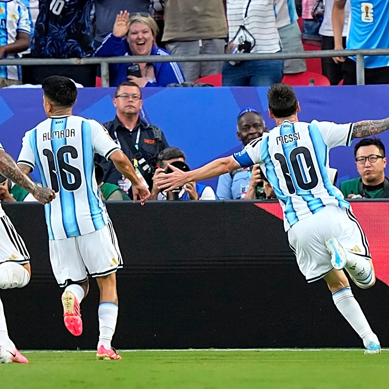 Lionel Messi becomes 2nd player to score in 5 World Cups, striking early for Argentina vs. Algeria