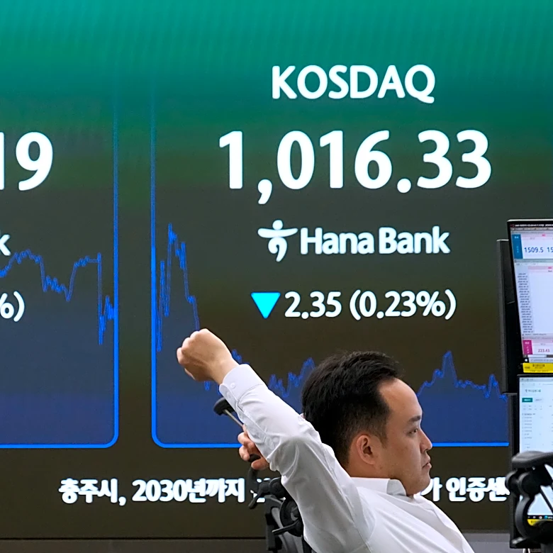 Shares are mixed and oil trades below $80 on optimism over interim US-Iran war deal