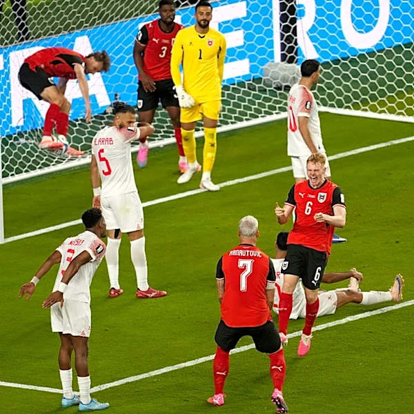 Austria beats Jordan 3-1 for its first World Cup win in 36 years