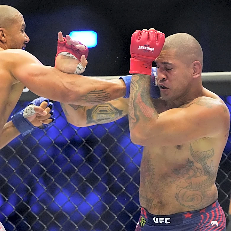 Pereira fumes over 'illegal shots' after Gane's interim UFC heavyweight title win