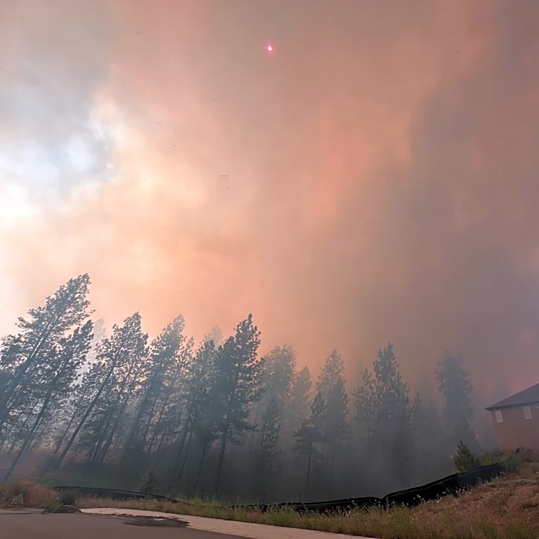 Eastern Washington wildfire forces evacuations and destroys homes