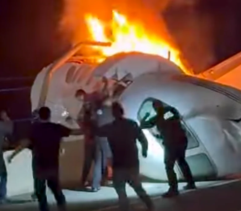 Investigators seek clues in small jet crash that killed 1 in Texas, where bystanders rushed to help