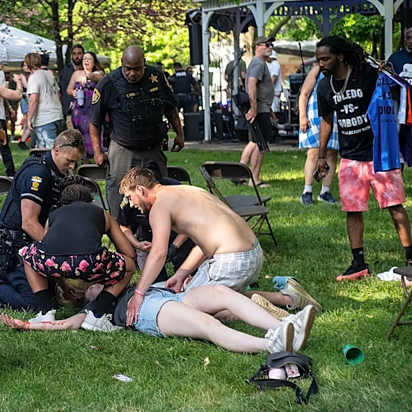 Police arrest another suspect at a Ohio festival shooting that wounded 12