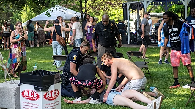 Police arrest another suspect at a Ohio festival shooting that wounded 12