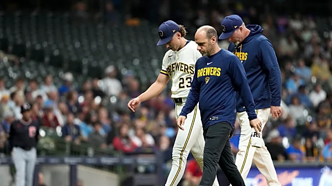 Brewers' Brandon Sproat leaves game with hamstring cramp. He doesn't expect to miss any more time
