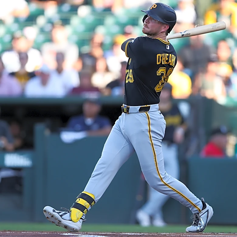 Ryan O'Hearn knocks in career-high 6 runs as Pirates roll to 12-4 victory over Athletics