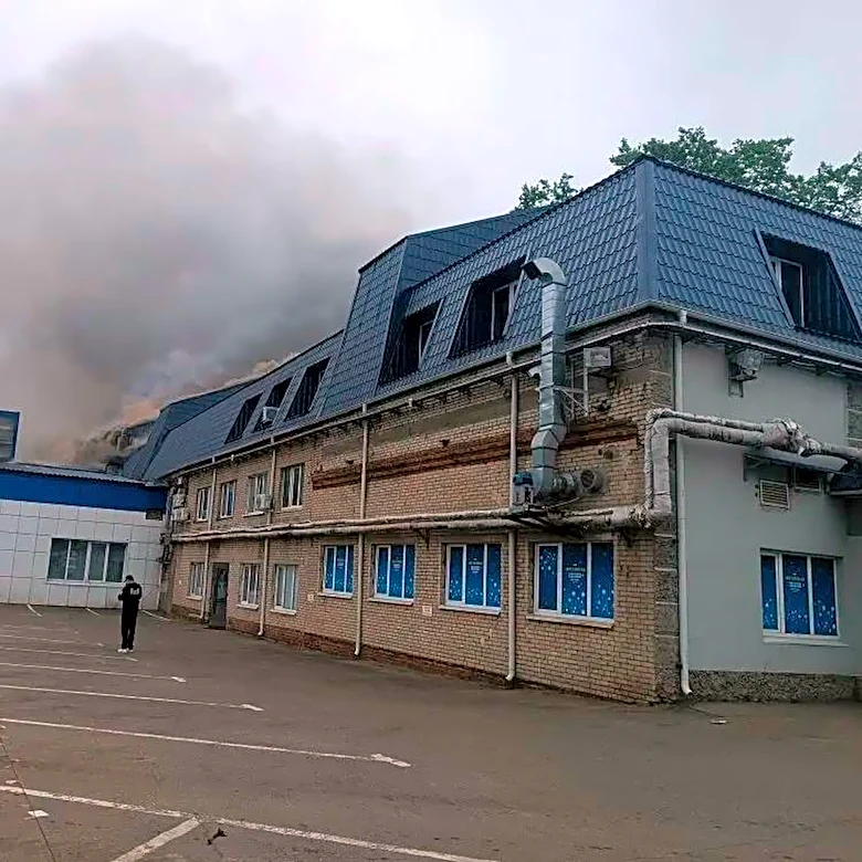 Clouds of black smoke rise over Moscow after Ukrainian drones hit an oil refinery