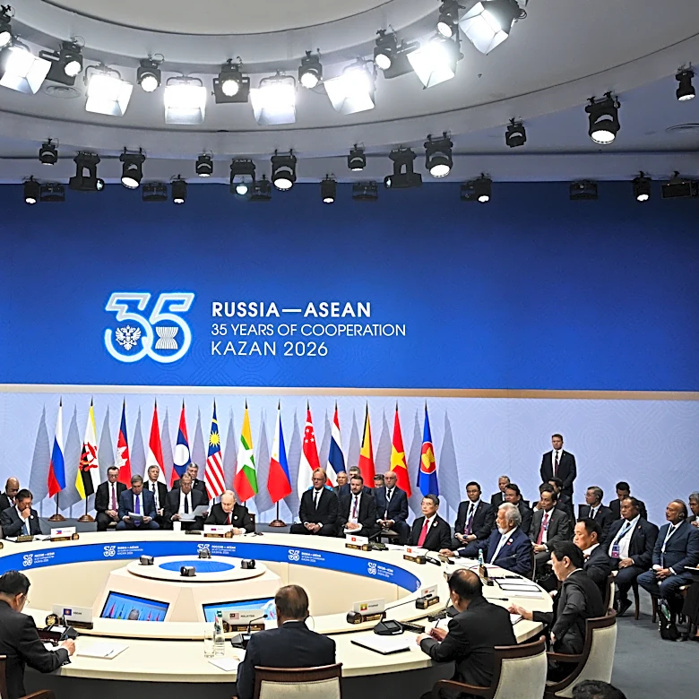 Putin and leaders of Southeast Asia agree to bolster ties at a summit in Russia