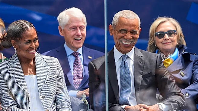 Obama Center opens in Chicago with a call to defend democracy and a celebrity crowd
