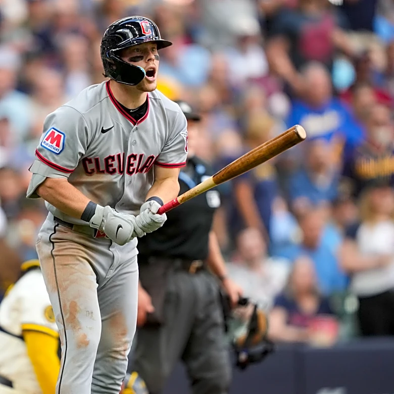 Bazzana’s 7th-inning homer helps lift Guardians past Brewers 4-2
