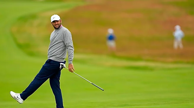 Scheffler shoots 2 over at windy US Open, will need to rebound to complete the career Grand Slam