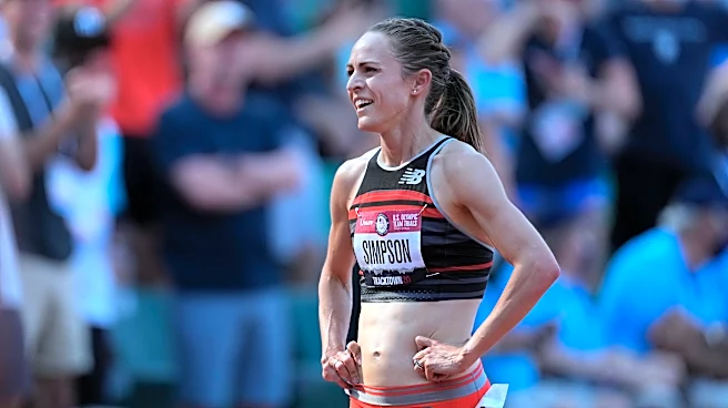 Olympian Jenny Simpson shows 'encouraging improvement' after collapsing at a Raleigh track event