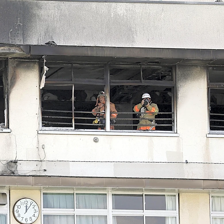 About 300 children and teachers evacuated or rescued after fire breaks out at a Tokyo school