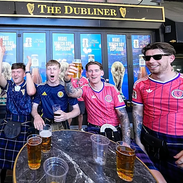 Scotland fans have descended on Boston for the World Cup, and bars are struggling to keep up