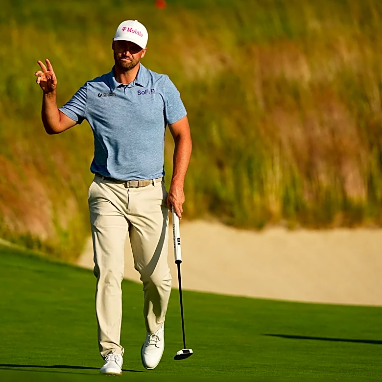 Wyndham Clark early 4-shot lead at US Open with lowest 36-hole score at Shinnecock