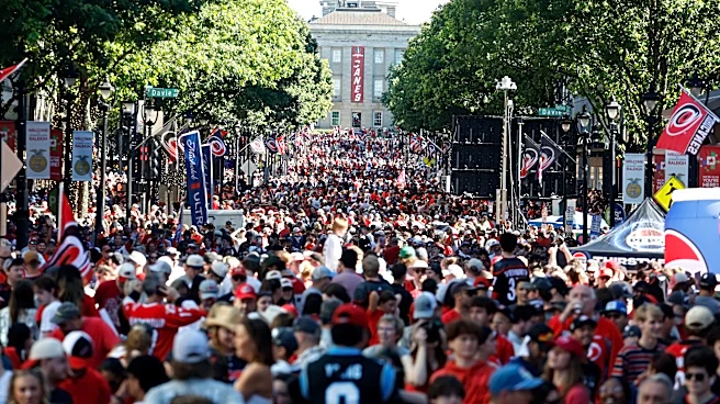 Hurricanes fans jam into downtown Raleigh for team's Stanley Cup parade, celebration