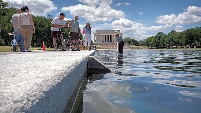 Trump tries to blame Reflecting Pool woes on vandalism, without offering substantiation
